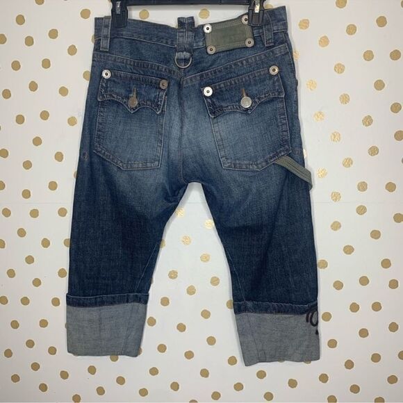DSQUARED2 Women’s Patch Crop Denim Size 40 - Picture 5 of 9